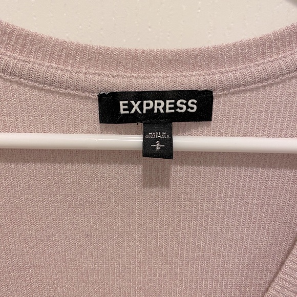 Express Blush Side Tie Top - Picture 3 of 3